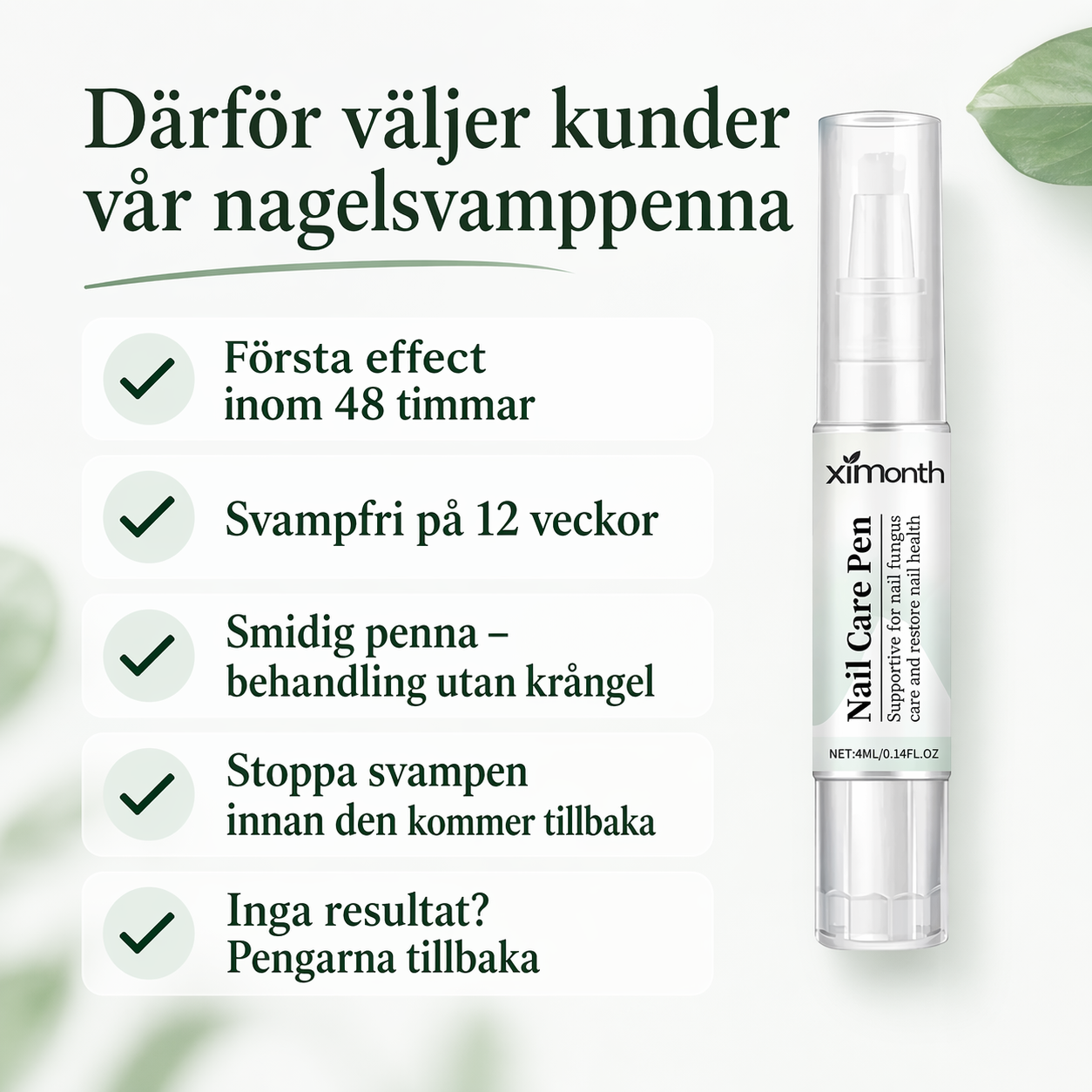 Nail Fungus Skötsel Pen